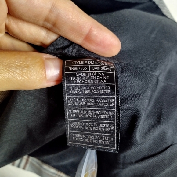 Steve Madden Talkshow Host Plaid Print Blazer sz S - Picture 7 of 9